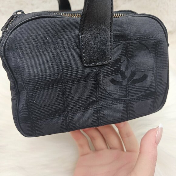 Chanel  Black Travel Line Pouch Bag - Picture 10 of 17
